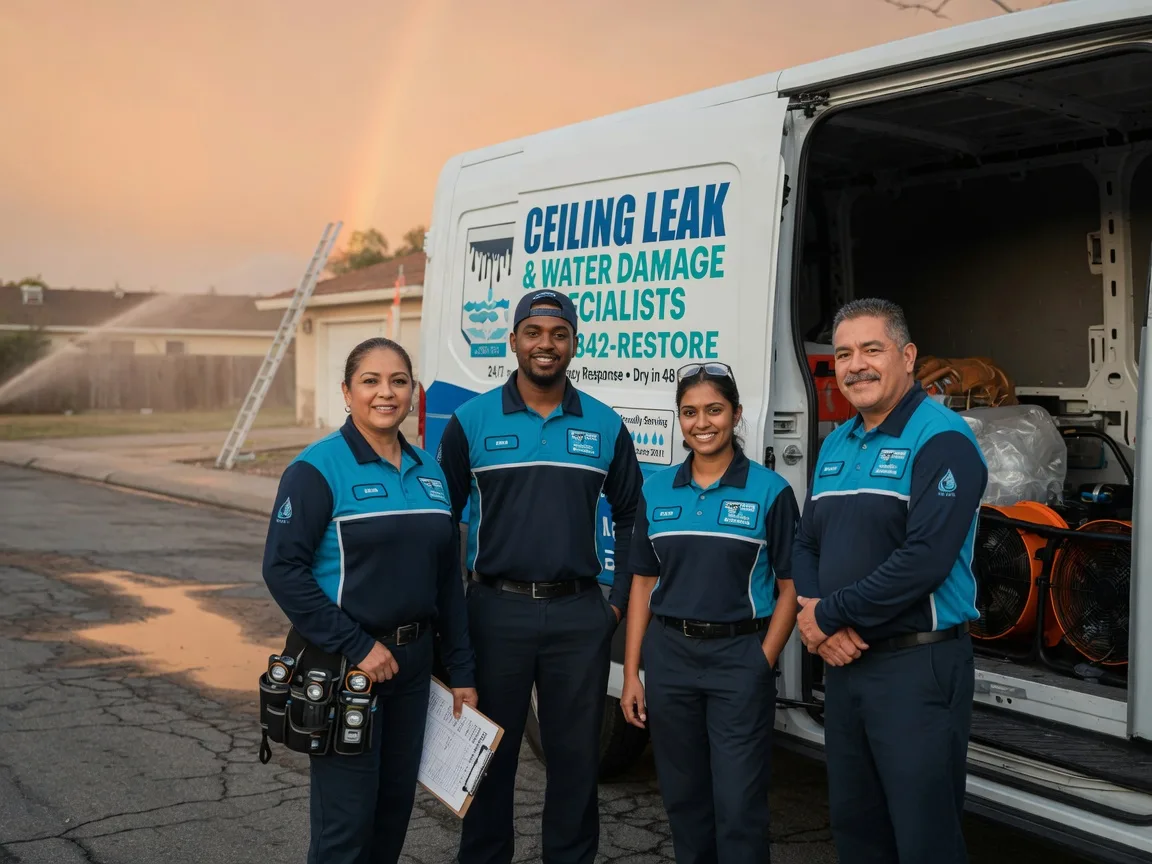 Ceiling Leak Cleanup company in Woolrich, PA